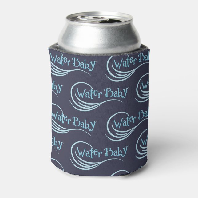 Water Baby Can Cooler Blue (Can Back)