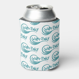 Water Baby Can Cooler Custom Colour