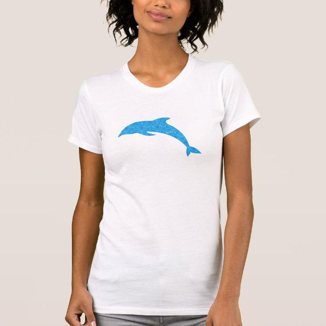 Water Baby Dolphin Waves Shirt (Front)