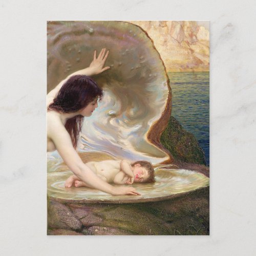 Water Baby _ Herbert James Draper Postcard