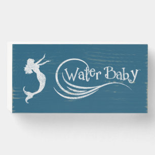 Water Baby Mermaid Plaque