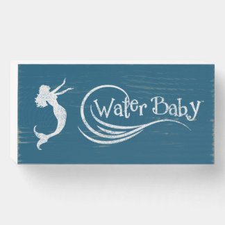 Water Baby Mermaid Plaque