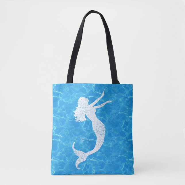 Water Baby Mermaid Tote (Front)