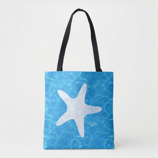 Water Baby Starfish Tote Bag (Front)