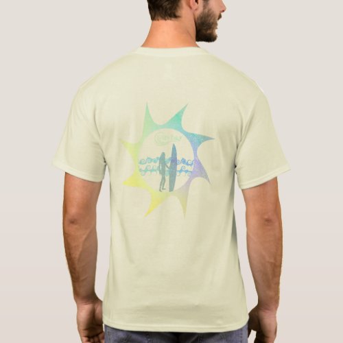 Water Baby Sun Surfer Distressed Burnout T_Shirt
