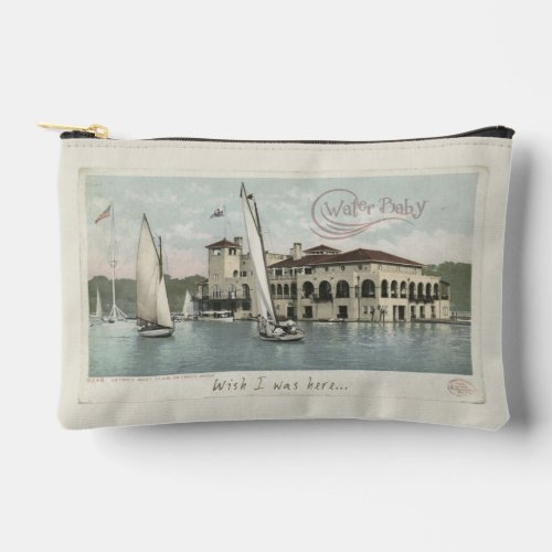 Water Baby Vintage Sailboats Accessory Pouch