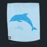 Water Baby - Water Dolphin Backpack<br><div class="desc">A dolphin made of water,  on a backpack you can personalize.</div>