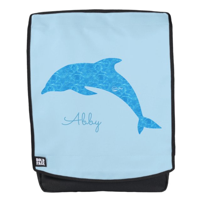 Water Baby - Water Dolphin Backpack (Front)