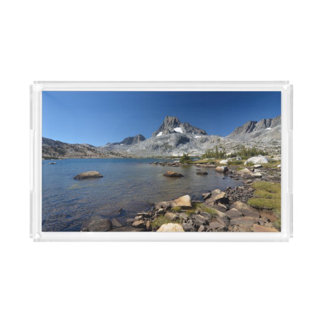 Water | Banner Peak Thousand Island Lake Acrylic Tray (Front)