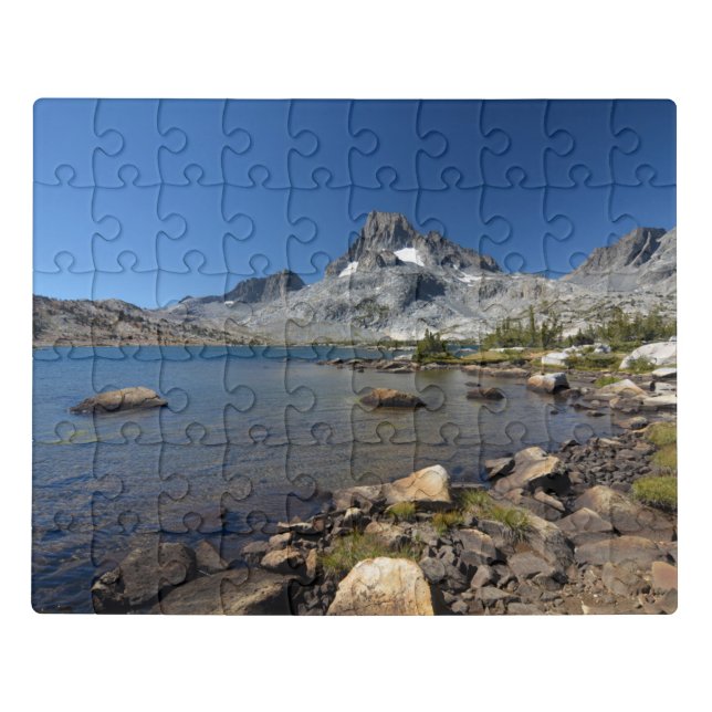 Water | Banner Peak Thousand Island Lake Jigsaw Puzzle (Puzzle Horizontal)