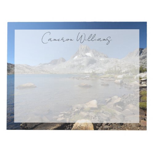 Water  Banner Peak Thousand Island Lake Notepad