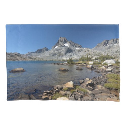 Water  Banner Peak Thousand Island Lake Pillow Case