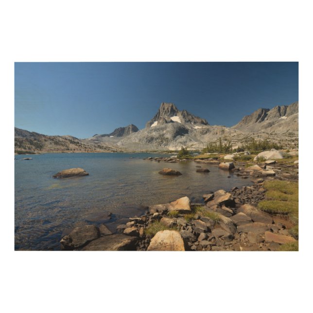 Water | Banner Peak Thousand Island Lake Wood Wall Art (Front)