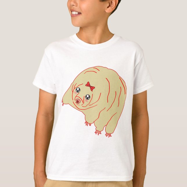 Water Bear Cute Anime Tardigrade T-Shirt (Front)