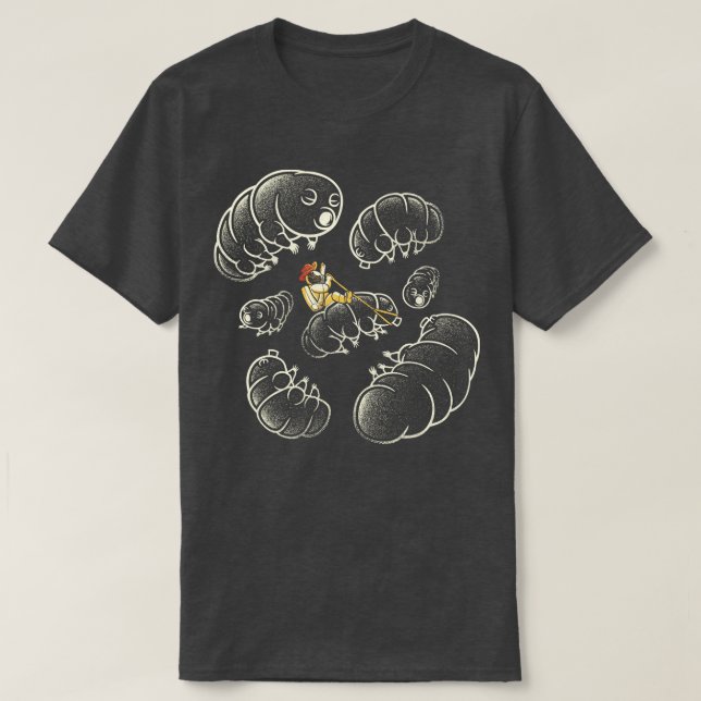 Water Bear Tardigrade Micro Cosmos by Tobe Fonseca T-Shirt (Design Front)