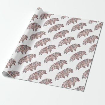 Water Bear Tardigrade Wrapping Paper by Brouhaha_Bazaar at Zazzle