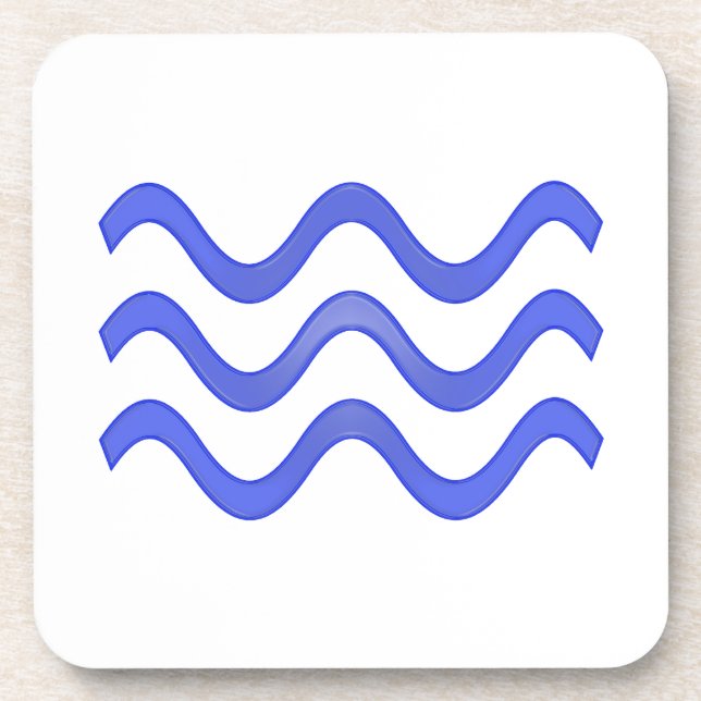 Water Beverage Coaster (Front)