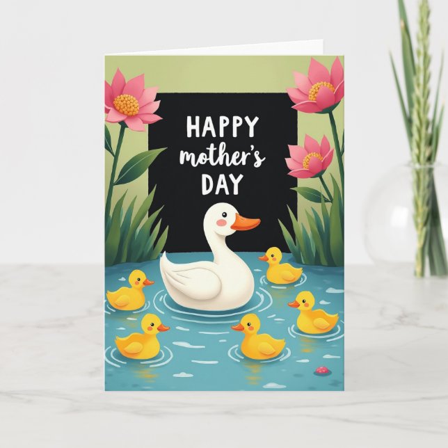 Water Bird Mothers Day Card (Front)
