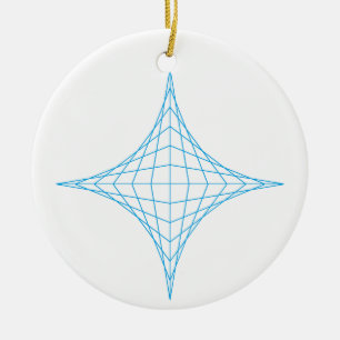 Water (blue) ceramic ornament