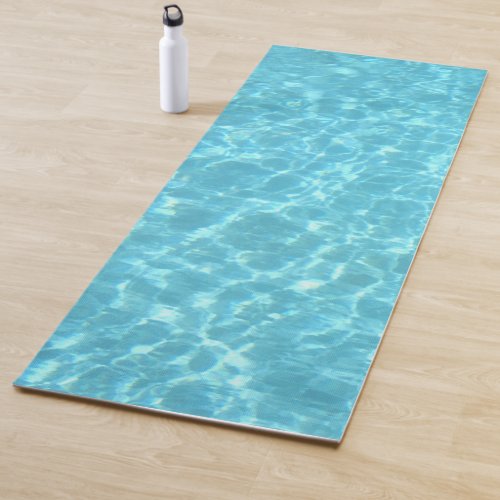 Water Blue Green Color Sea Aqua Swimmingpool Yoga Mat