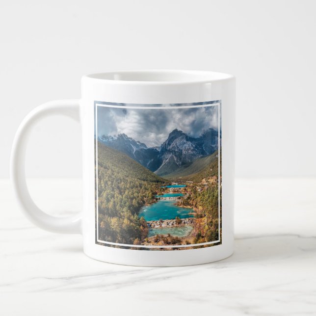 Water | Blue Moon Lake, China Giant Coffee Mug (Left)