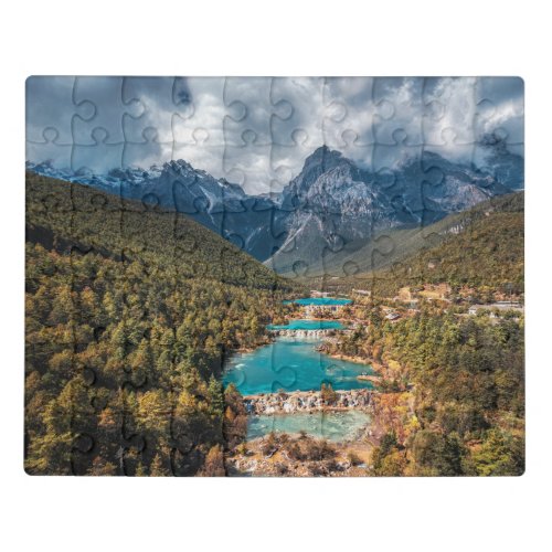 Water  Blue Moon Lake China Jigsaw Puzzle
