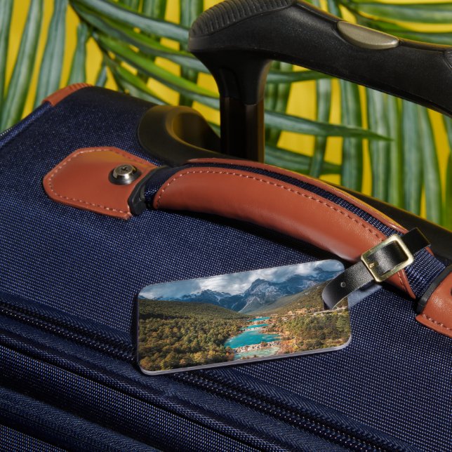 Water | Blue Moon Lake, China Luggage Tag (Front Insitu 3)