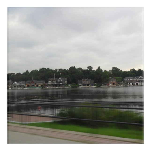 Water Blur Acrylic Print (Front)