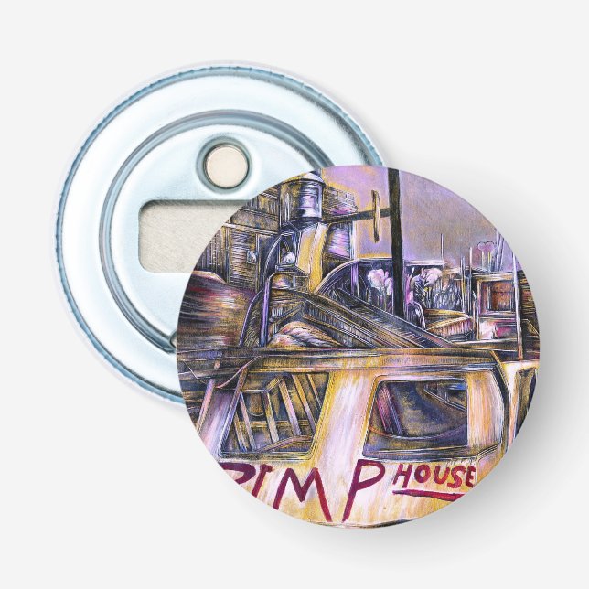 Water-Born Mystery Meat. Bottle Opener (Front)