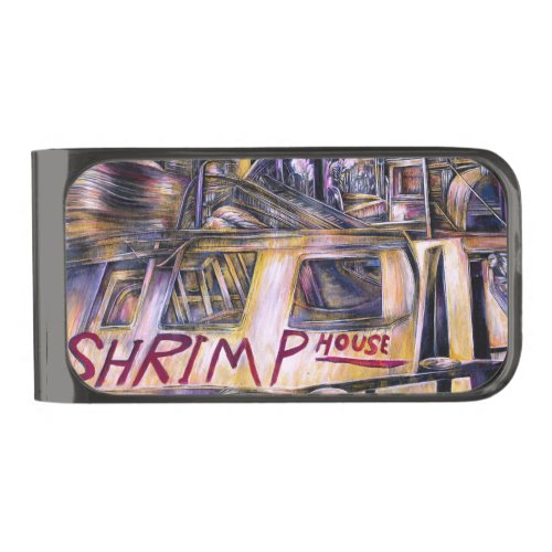 Water_Born Mystery Meat Gunmetal Finish Money Clip