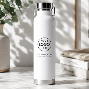Water Bottle   22oz Custom Logo Business Drinkware