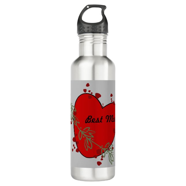 Water Bottle "Best Mom" (Front)