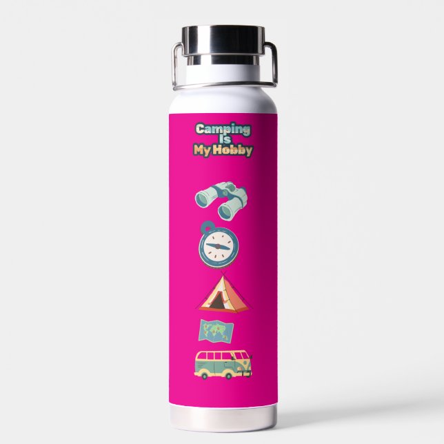 Water Bottle Camping  is my hobby  (Back)