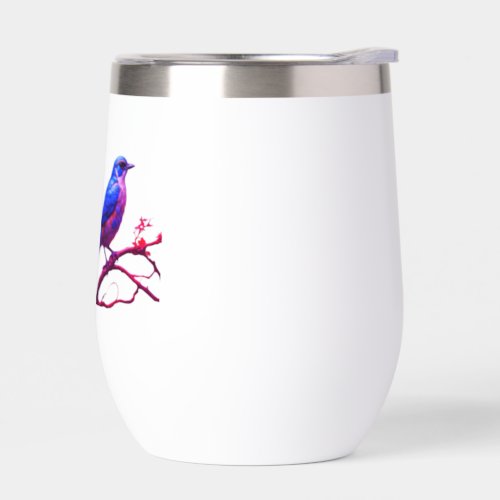 Water Bottle colorful birds Design 