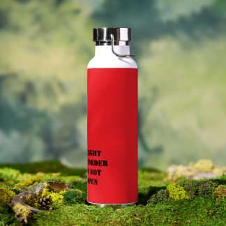 Water Bottle – "Flight Recorder Do Not Open"
