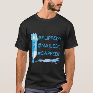 Water Bottle Flipping Champion Flip Champ T-Shirt