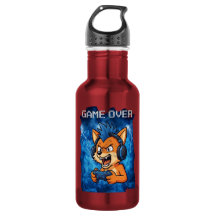 water bottle fox gamer