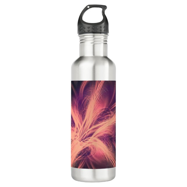 Water Bottle Fractal Light Purple Palette (Front)