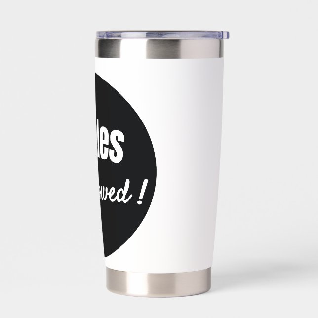 Water Bottle Insulated Tumbler (Left)