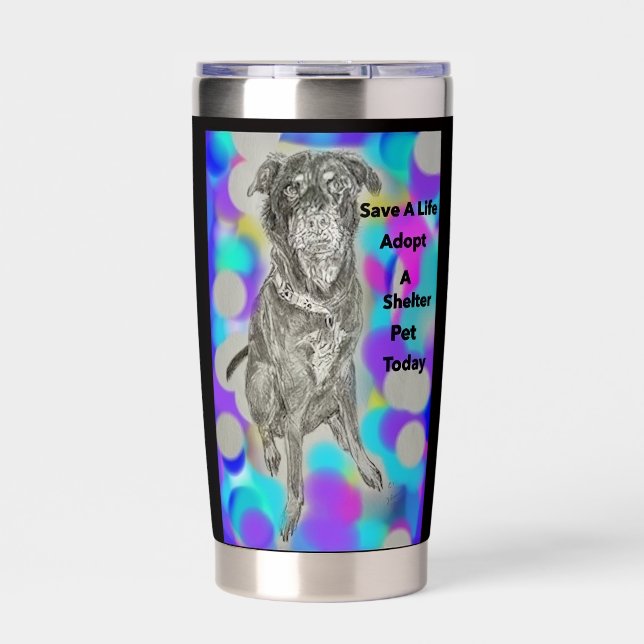 Water Bottle Insulated Tumbler (Front)