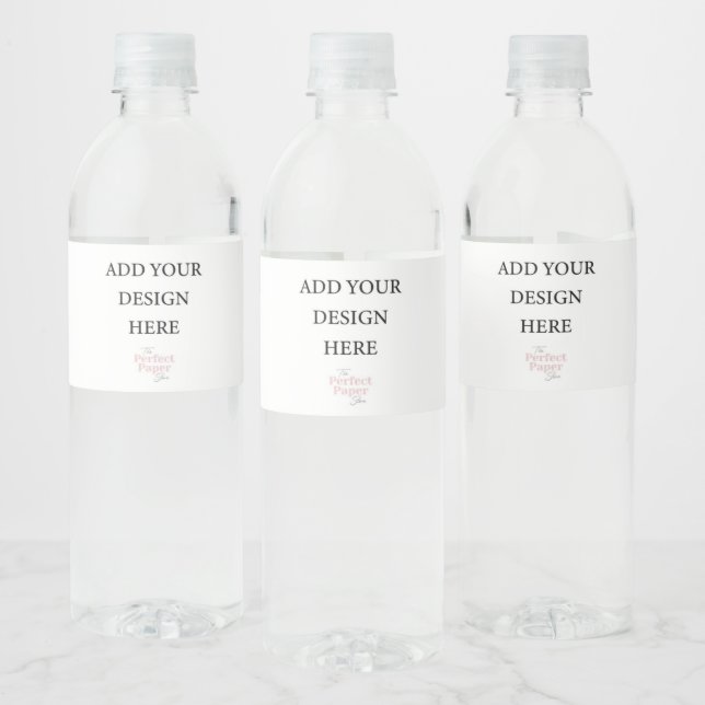 Water bottle label Sticker (Bottles)