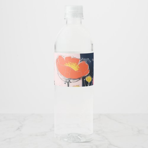Water Bottle Labels _ Sakura Collection