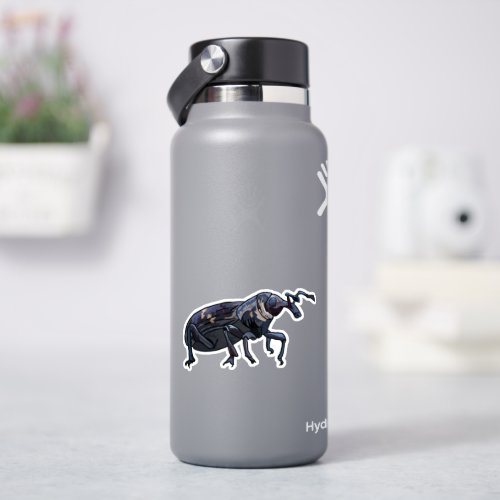 Water Bottle Laptop Stickers Weevil