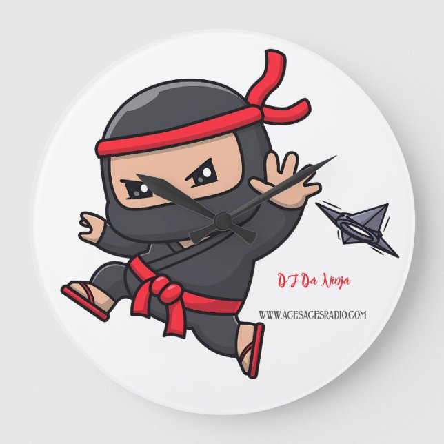 Water Bottle Large Clock (Front)