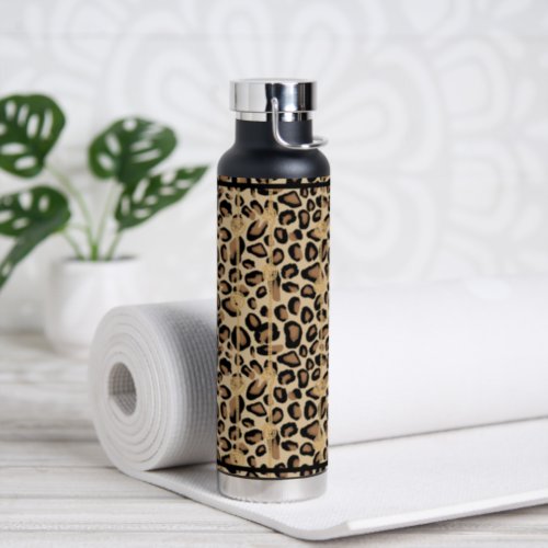 Water Bottle Leopard Print