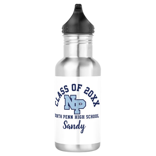 Water Bottle North Penn High School Logo Custom (Right)