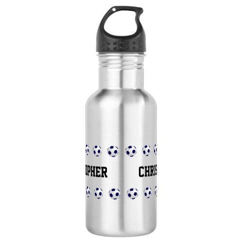 Water Bottle Personalized Soccer Steel Stainless Steel Water Bottle