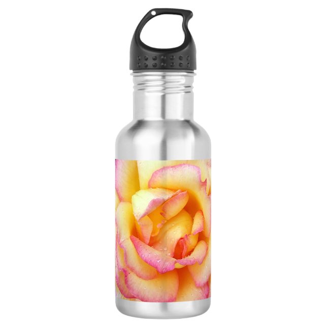 Water Bottle, Shazam Rose Stainless Steel Water Bottle (Front)