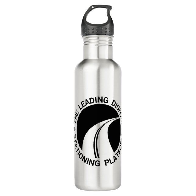 Water Bottle, Stainless Steel, 24 oz Stainless Steel Water Bottle (Front)