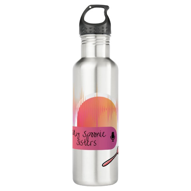 Water Bottle, Stainless Steel, 24 oz Stainless Steel Water Bottle (Front)